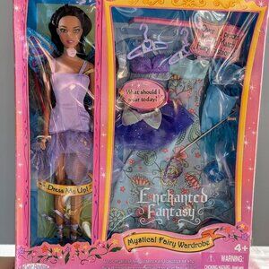 VTG Rare 2006 Enchanted Fantasy Mystical Fairy Wardrobe Doll Dress Me Up NIB